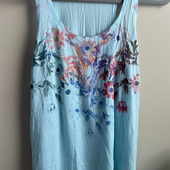 Flowy floral summer tank top - Picture 2 of 2